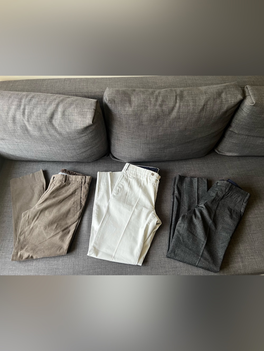 3 Pairs Of Incotex Torino PT01 Pants Men’s Size 48